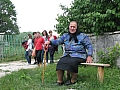 Pani Marcyniszyn - właścicielka kościoła w Czerczach, który odbudowała wraz z rodziną. Fot. Piotr Jargusz
