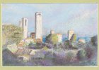 W zaciszu San Gimingnano (70x50)