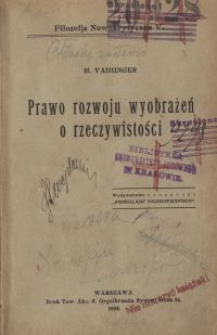 Prawo rozwoju wyobrażeń o rzeczywistości