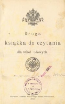 Druga książka do czytania dla szkół ludowych