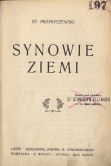 Synowie ziemi
