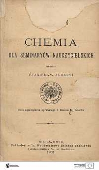 Chemia dla seminaryów nauczycielskich