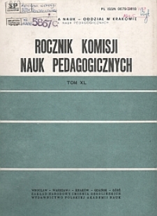 Podniesienie efektywności nauczania pisania równań chemicznych przy wczesnym wprowadzeniu układu okresowego pierwiastków