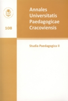 Annales Universitatis Paedagogicae Cracoviensis. 108, Studia Paedagogica. 2