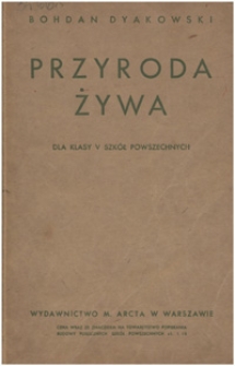 Przyroda żywa : dla klasy V szkół powszechnych