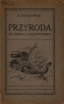 Przyroda : dla oddziału IV szkół powszechnych