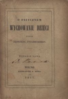 O fizyczném wychowaniu dzieci