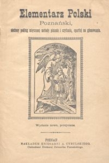 Elementarz Polski Poznański, ułożony podług mięszanej metody pisania i czytania, opartej na głosowaniu
