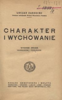 Charakter i wychowanie