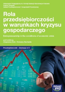 Przedsiębiorczość w warunkach kryzysu gospodarczego