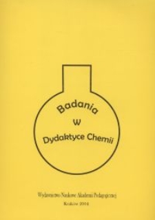 Rola badań w dydaktyce chemii