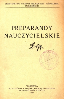 Preparandy nauczycielskie