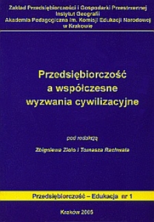 Przedsiębiorczość a współczesne wyzwania cywilizacyjne