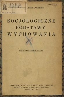 Socjologiczne podstawy wychowania