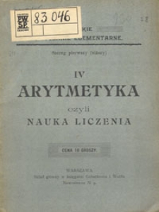 Arytmetyka czyli nauka liczenia