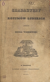 Charaktery rozumów ludzkich